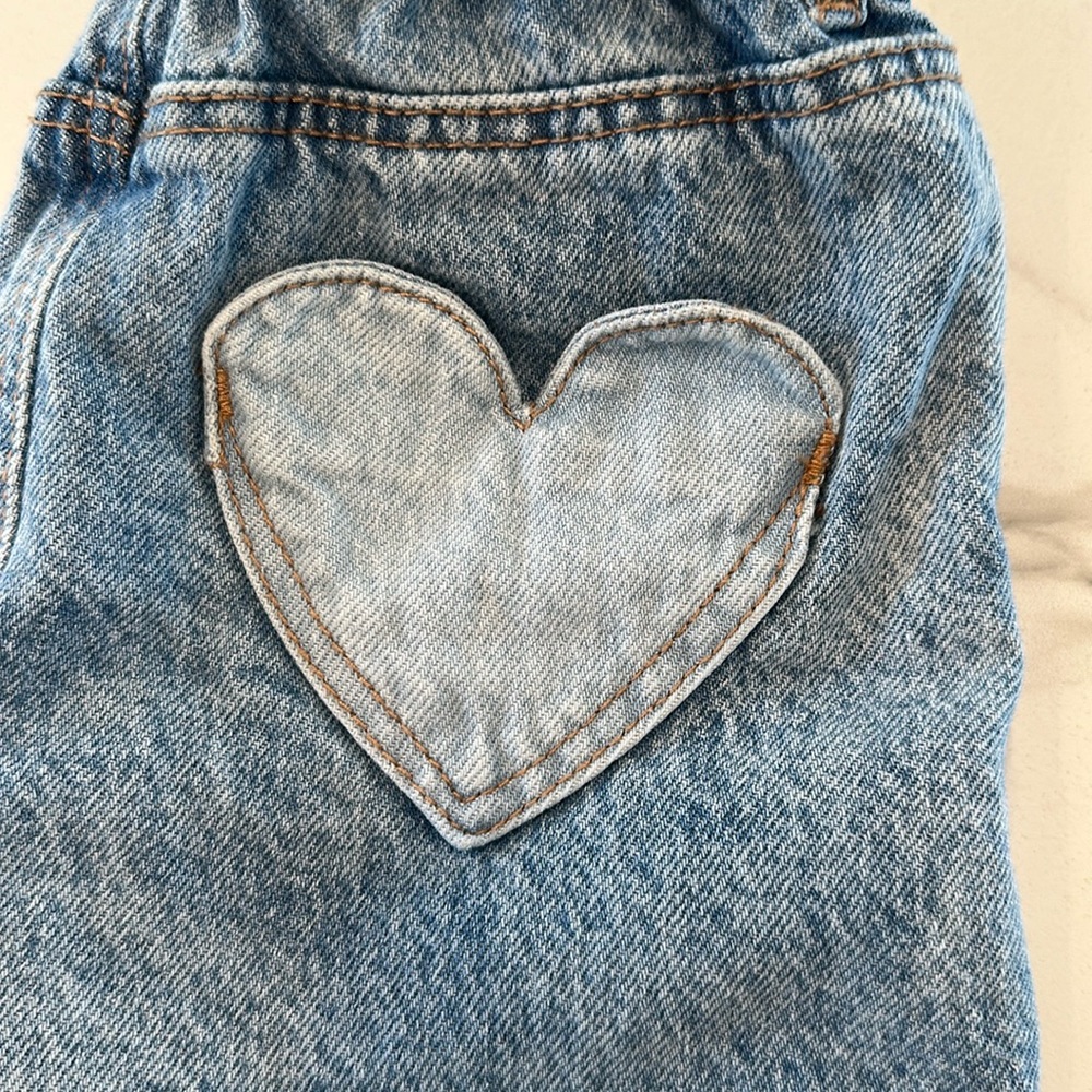 Zara heart pocket jeans